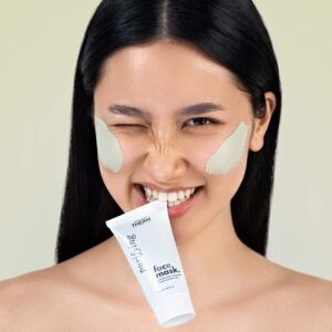 Mască de față pentru pori, decongestionantă, Purifying Face Mask, cu Acid Salicilic, Argilă Verde și Argint Coloidal, pentru curățarea intensă a porilor - imagine 3